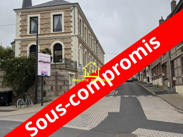Maison de ville à Octeville-sur-Mer – 1 chambre, sans travaux, centre bourg