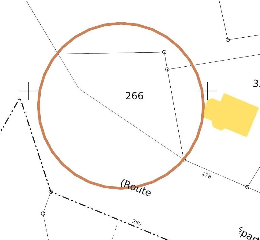 Terrain constructible à Bantigny avec façade de 46 mètres 
