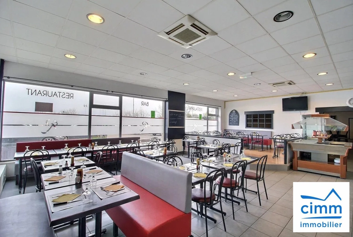 Restaurant avec 110 places et terrasse à vendre près de Rennes 