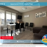 Appartement de 32 m² à Fort-Mahon-Plage - Proche de la plage avec parking