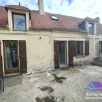 Façade avant Charmante maison de bourg de 95 m² avec cour à Nohant-Vic