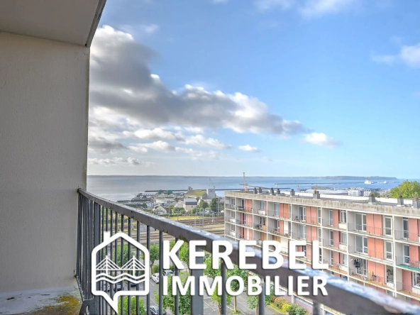 Appartement 3 pièces avec Vue Mer à Brest – Secteur Gambetta