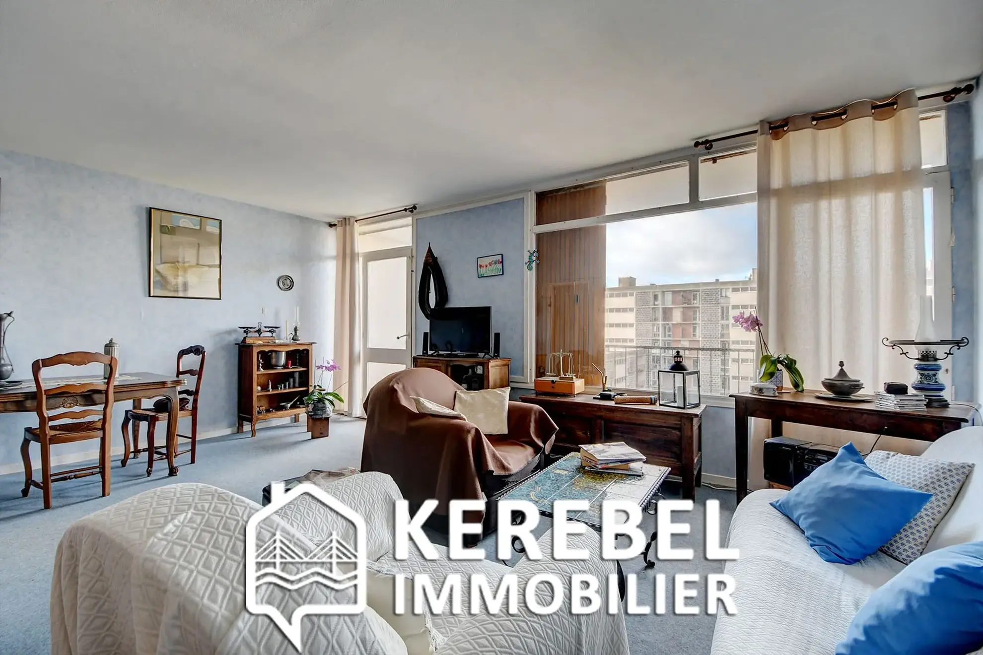 Appartement 3 pièces avec Vue Mer à Brest – Secteur Gambetta 
