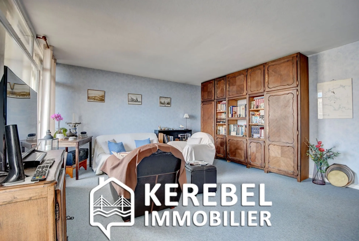 Appartement 3 pièces avec Vue Mer à Brest – Secteur Gambetta 