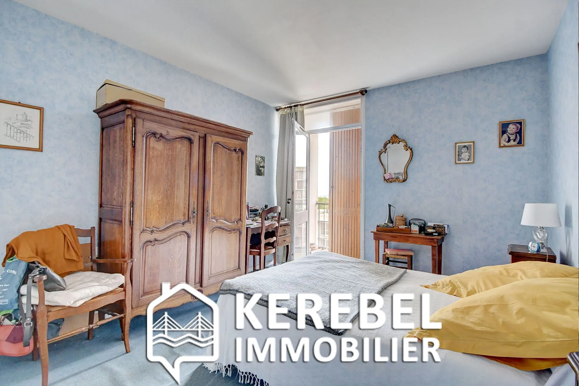 Appartement 3 pièces avec Vue Mer à Brest – Secteur Gambetta 