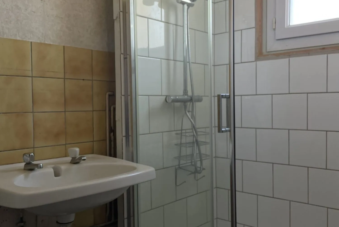 Maison à vendre à Aube, proche commerces, 3 chambres, sous-sol, terrain 500 m² 