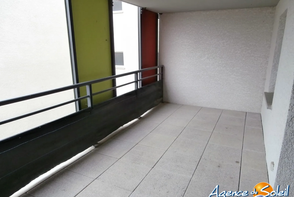 Appartement T3 avec balcon à Béziers, secteur Courondelle, résidence sécurisée 
