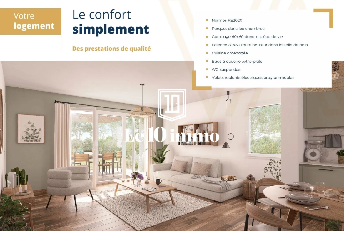 Programme neuf à Cholet - 12 appartements modernes avec terrasse et parking, livraison en 2026 