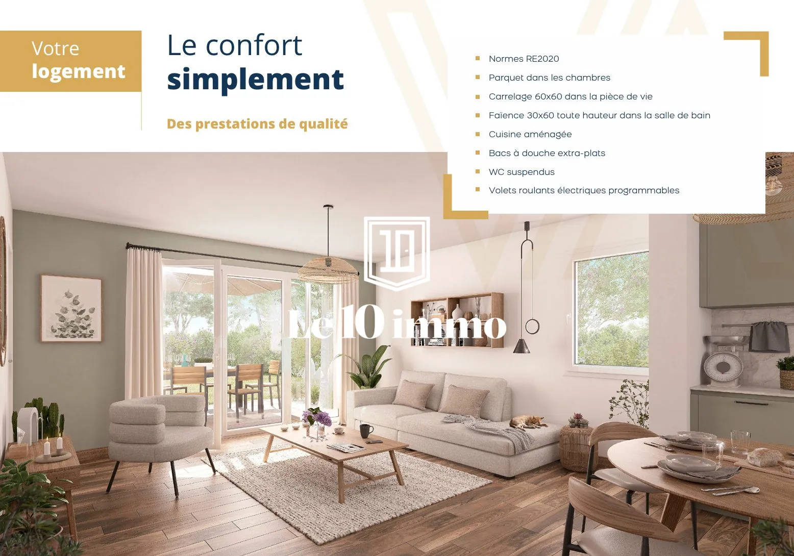 Programme neuf à Cholet - 12 appartements modernes avec terrasse et parking, livraison en 2026 