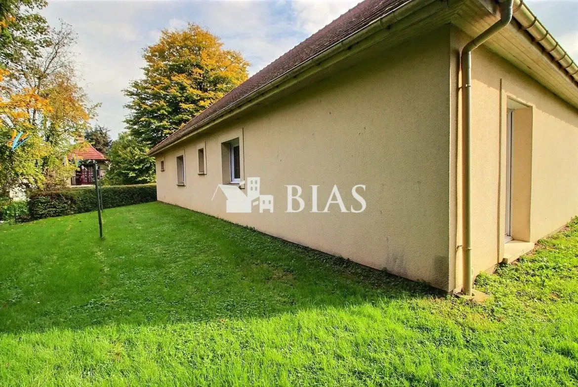 Maison de plain-pied à Bias Elbeuf – 3 chambres, garage, secteur recherché 