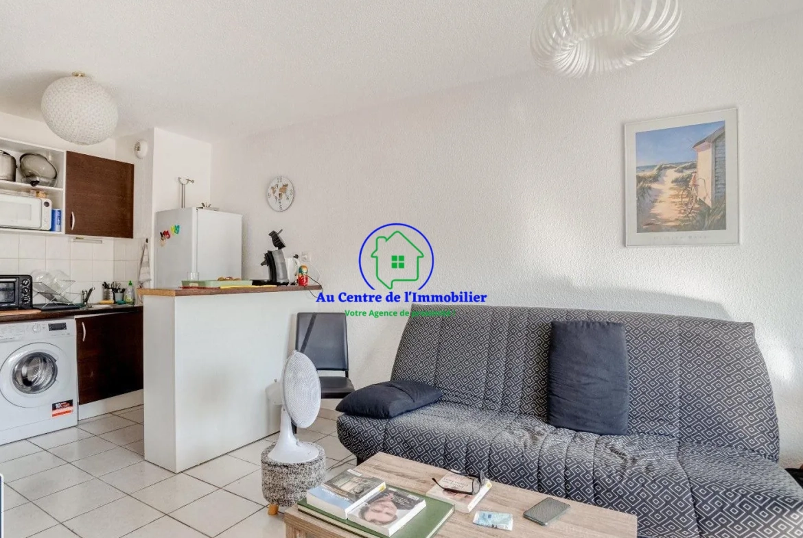 Appartement T2 avec terrasse et piscine à Estillac 