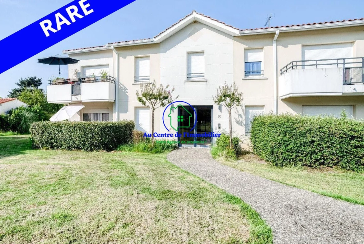 Appartement T2 avec terrasse et piscine à Estillac 