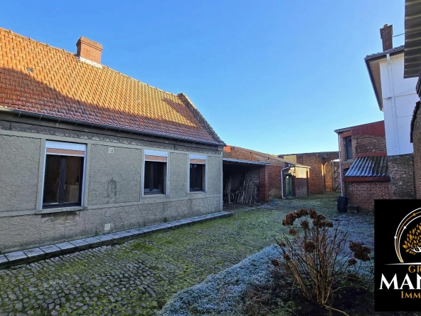 Longère à rénover à Lecluse - Corps de ferme avec dépendances et terrain constructible