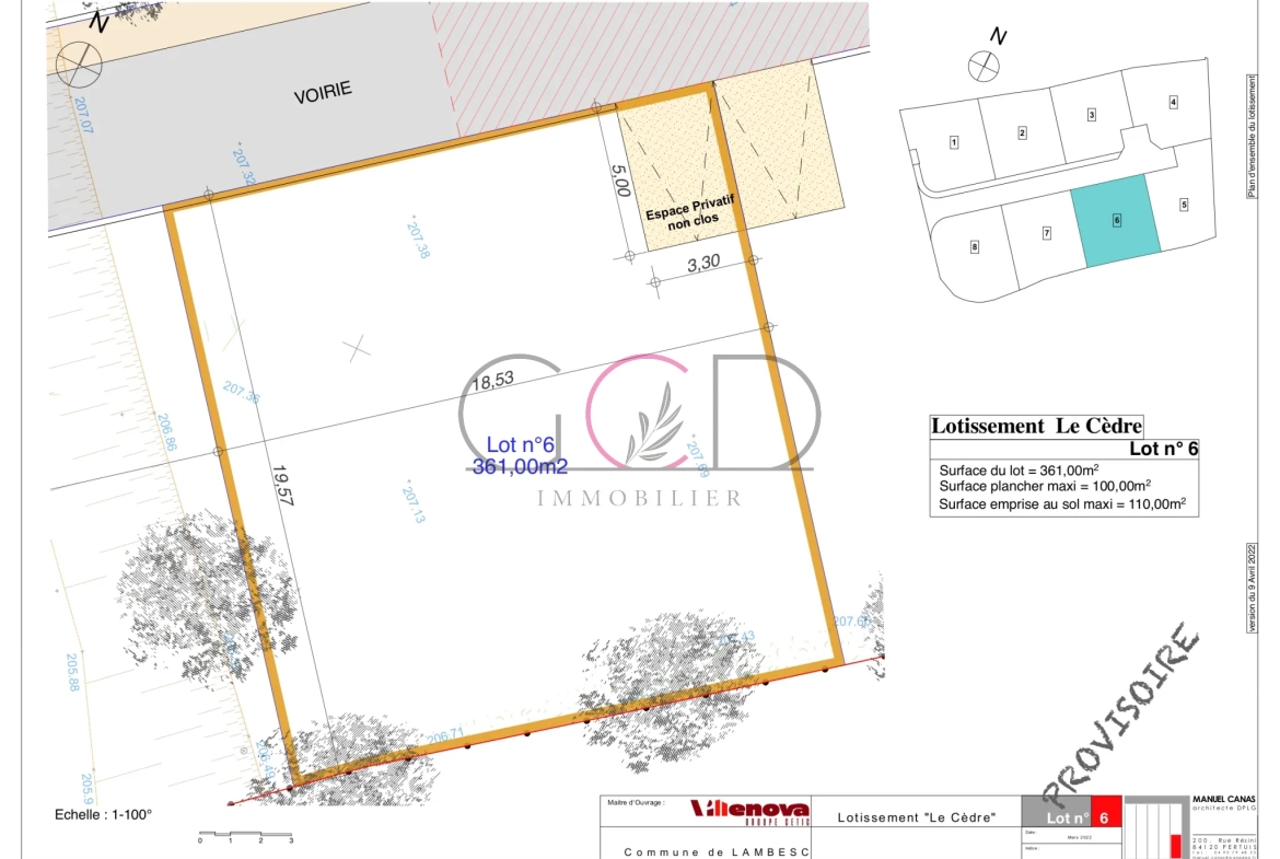 Terrain constructible à Lambesc - Opportunité à saisir dans un environnement verdoyant 