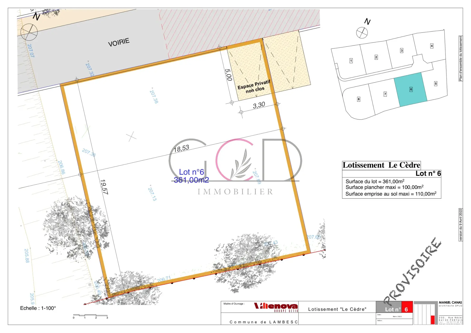 Terrain constructible à Lambesc - Opportunité à saisir dans un environnement verdoyant 