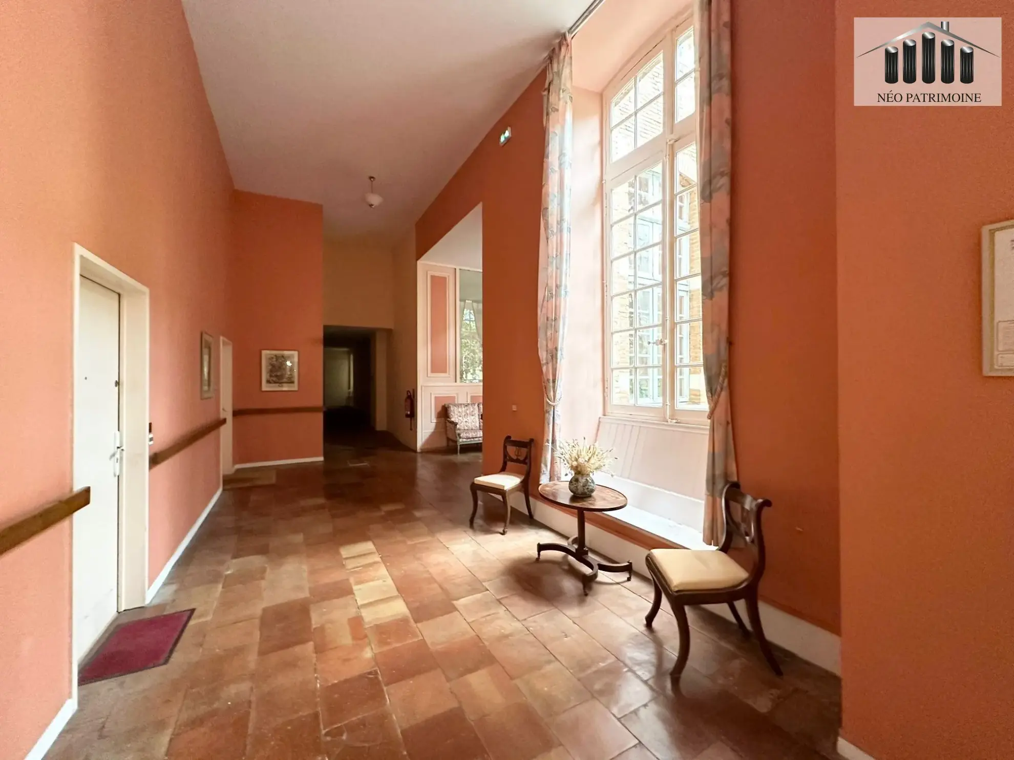 Couloir - partie commune Appartement T1 pour seniors dans résidence de standing à Toulouse 
