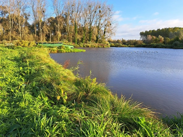 Hutte de chasse à Abbeville avec pièce à rénover et pièce d'eau - Terrain de 12 753 m²