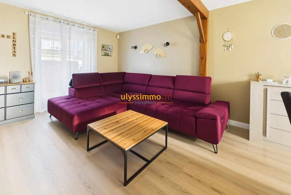Maison mitoyenne 3 chambres avec jardin et sous-sol à Rosières-en-Santerre 