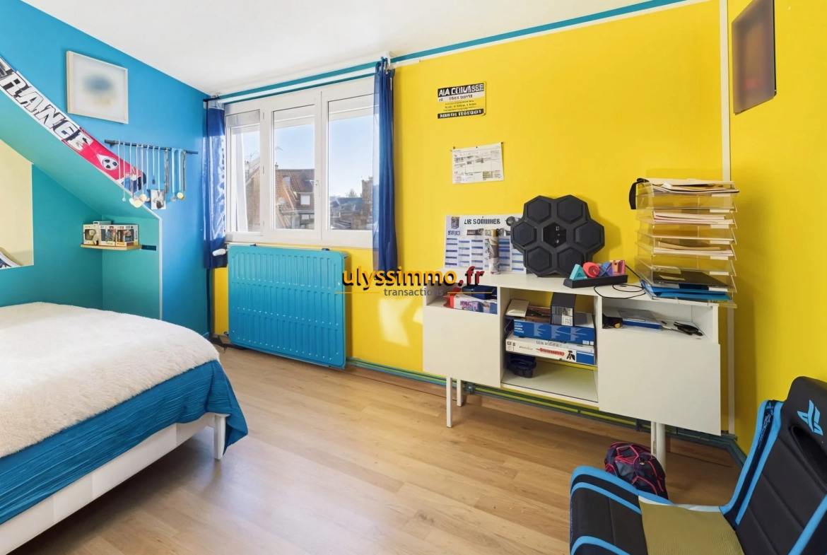 Maison mitoyenne 3 chambres avec jardin et sous-sol à Rosières-en-Santerre 