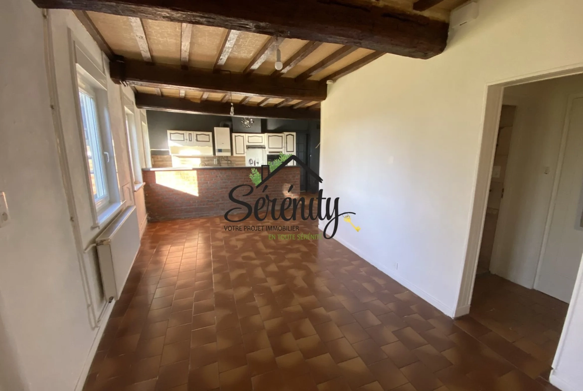 Maison individuelle de 95 m² à Honnechy avec jardin et garages - Secteur calme 