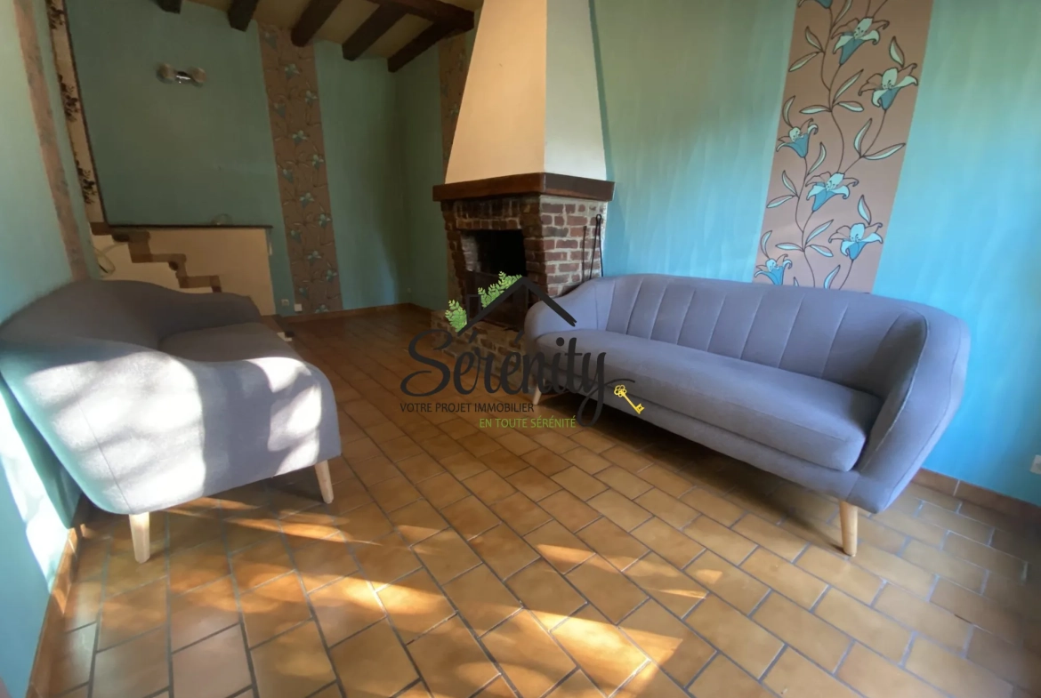 Maison individuelle de 95 m² à Honnechy avec jardin et garages - Secteur calme 
