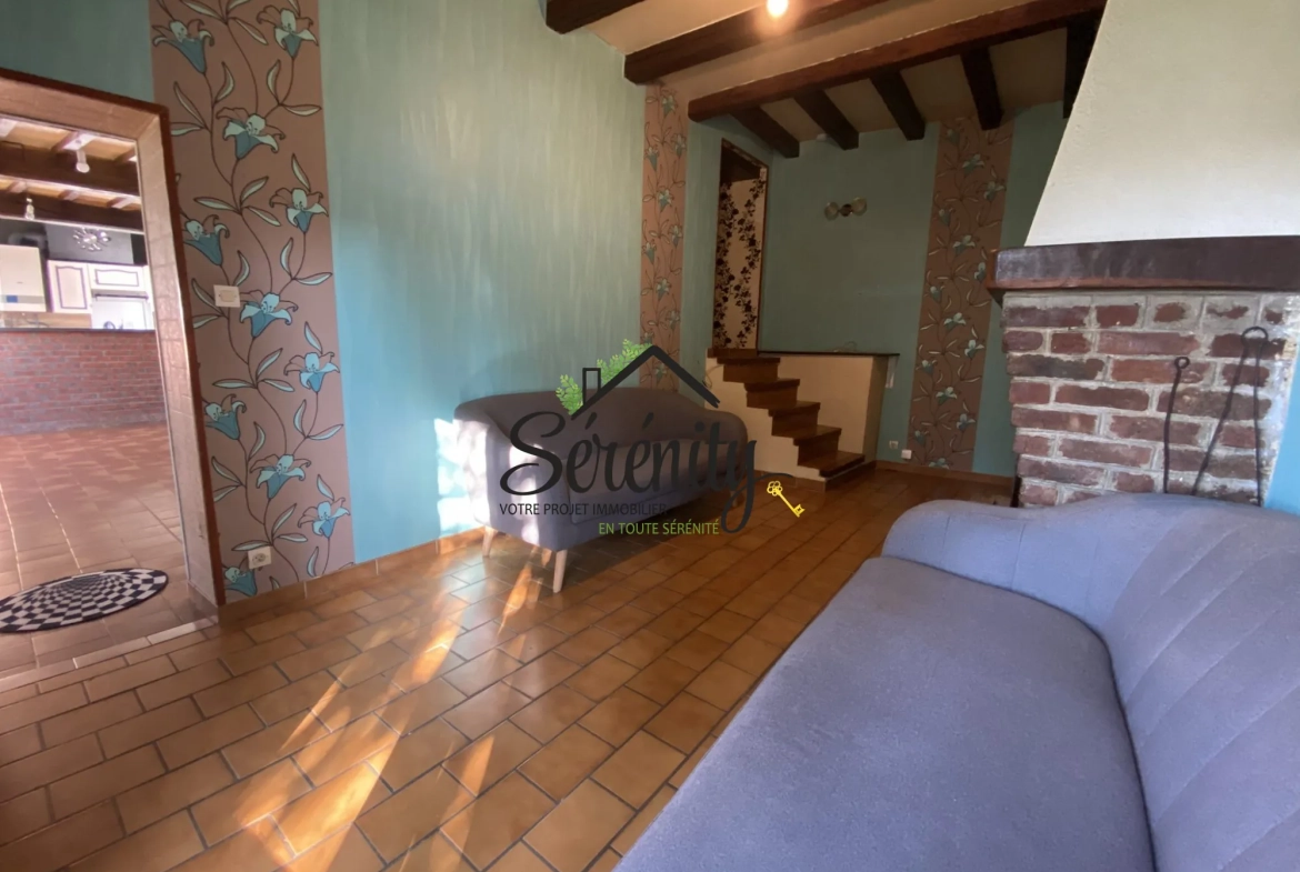 Maison individuelle de 95 m² à Honnechy avec jardin et garages - Secteur calme 