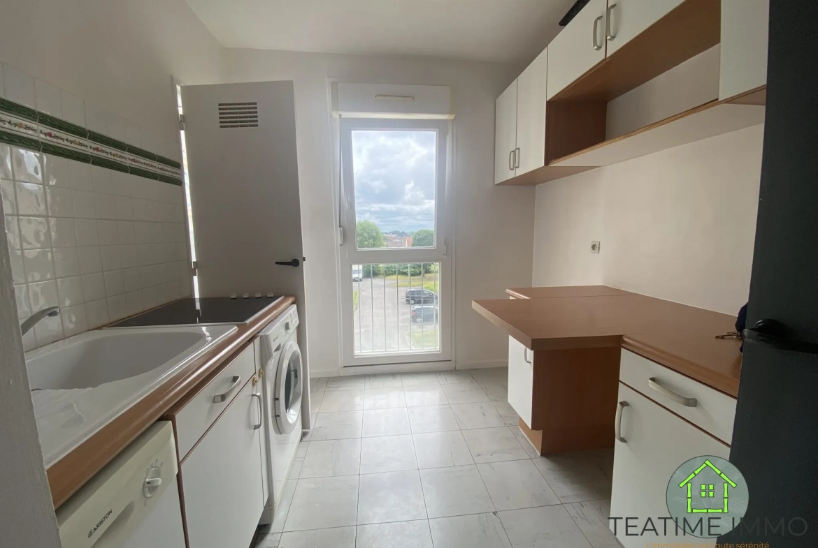 Appartement 3 pièces lumineux avec balcon à Noyon - Idéal famille ou investissement 