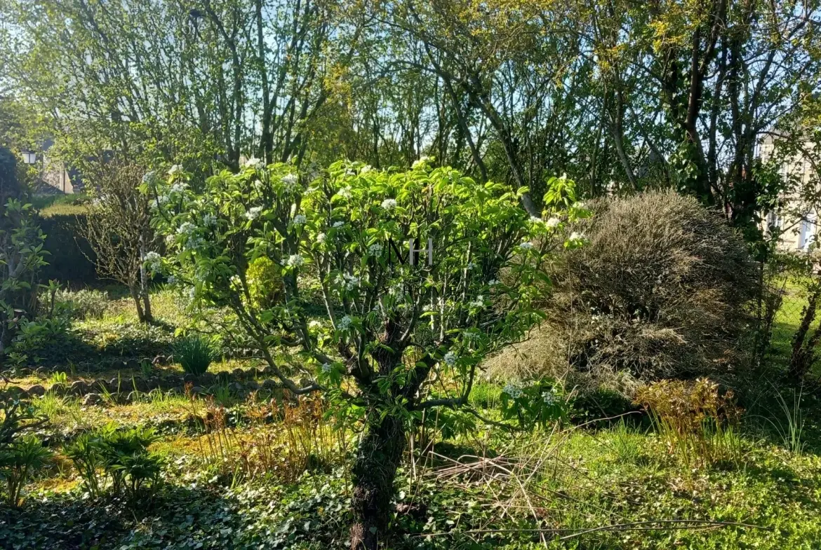Maison de village à vendre dans le Perche avec jardin et combles aménageables 