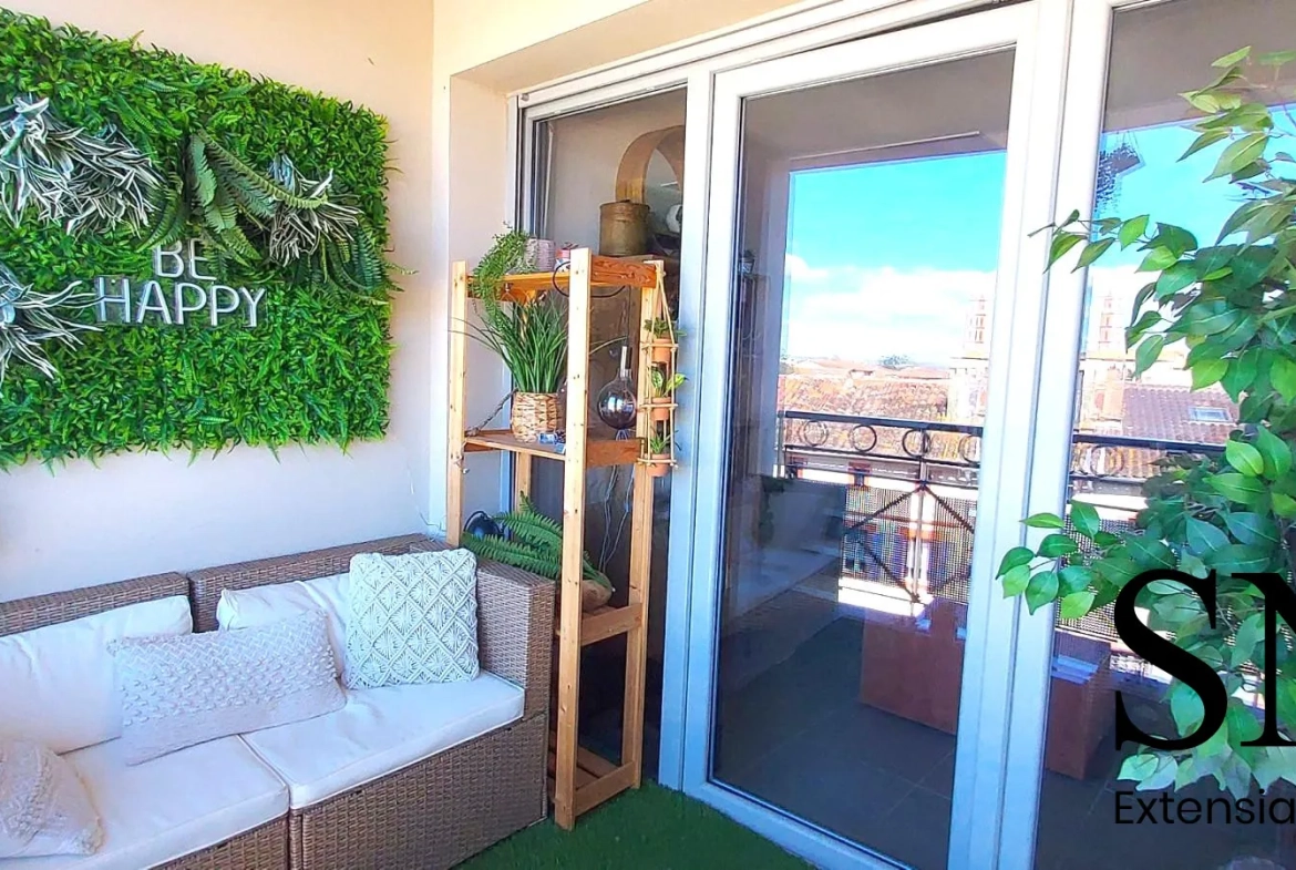 Appartement T3 lumineux avec balcon et parking à Castanet-Tolosan 
