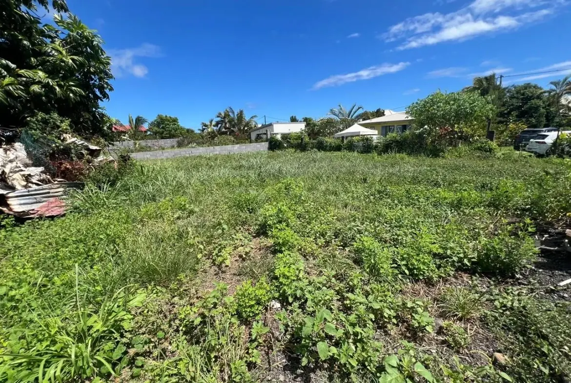 Terrain constructible à vendre à Saint-André dans un secteur calme et résidentiel 