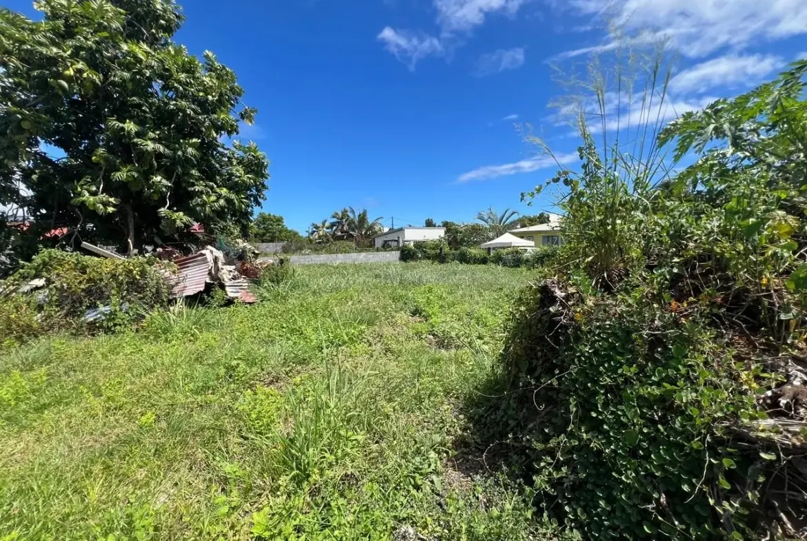 Terrain constructible à vendre à Saint-André dans un secteur calme et résidentiel 