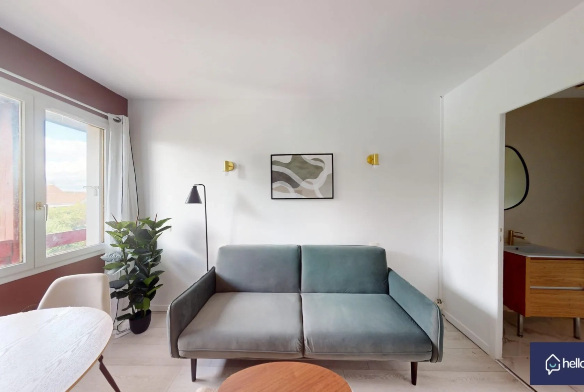 Studio Meublé à Sainte-Savine de 17,5 m² avec Cuisine Équipée et Salle d'Eau 