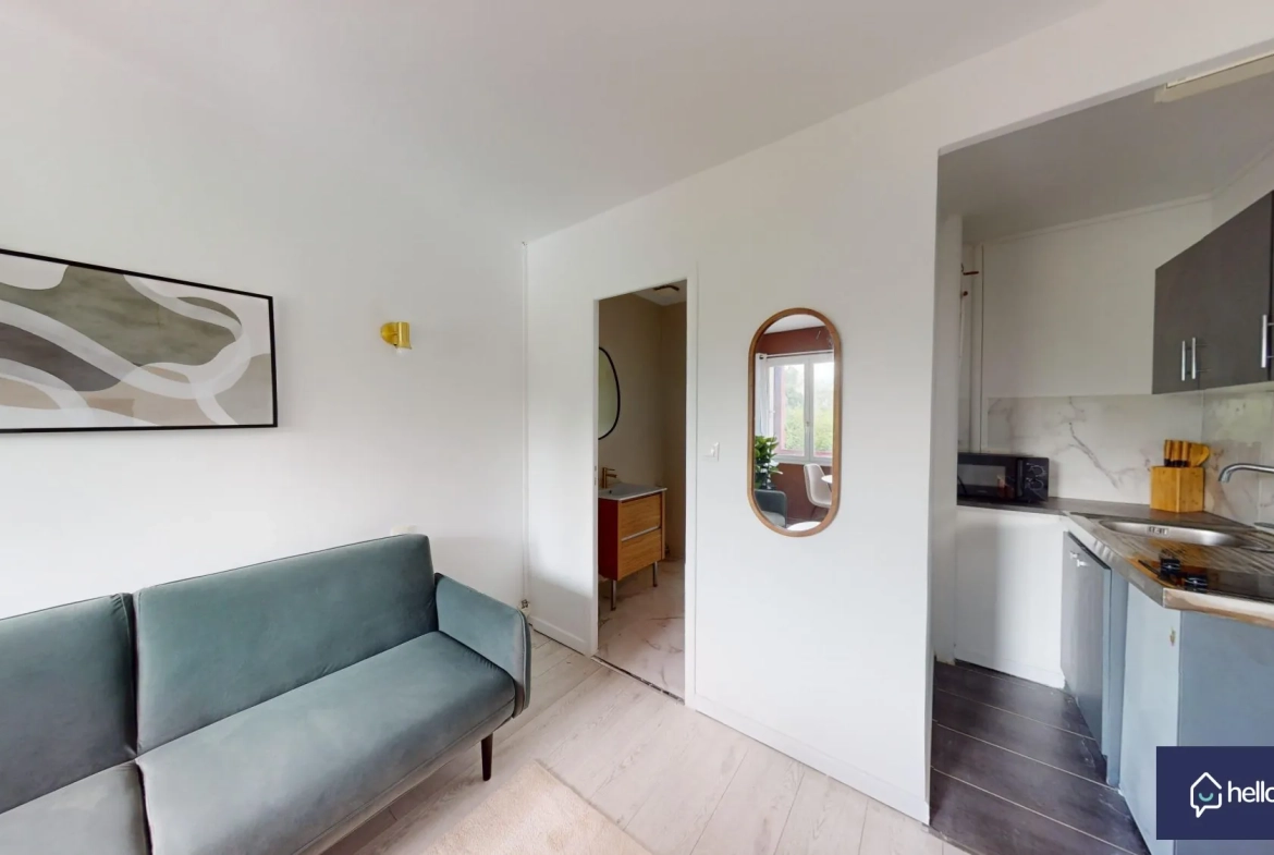 Studio Meublé à Sainte-Savine de 17,5 m² avec Cuisine Équipée et Salle d'Eau 