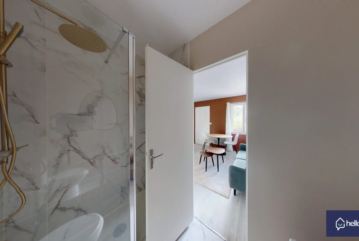 Studio Meublé à Sainte-Savine de 17,5 m² avec Cuisine Équipée et Salle d'Eau 