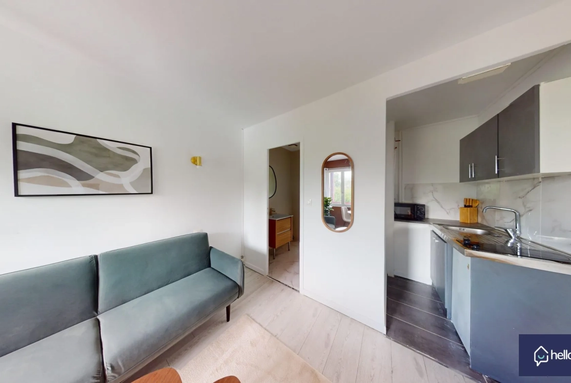 Studio Meublé à Sainte-Savine de 17,5 m² avec Cuisine Équipée et Salle d'Eau 
