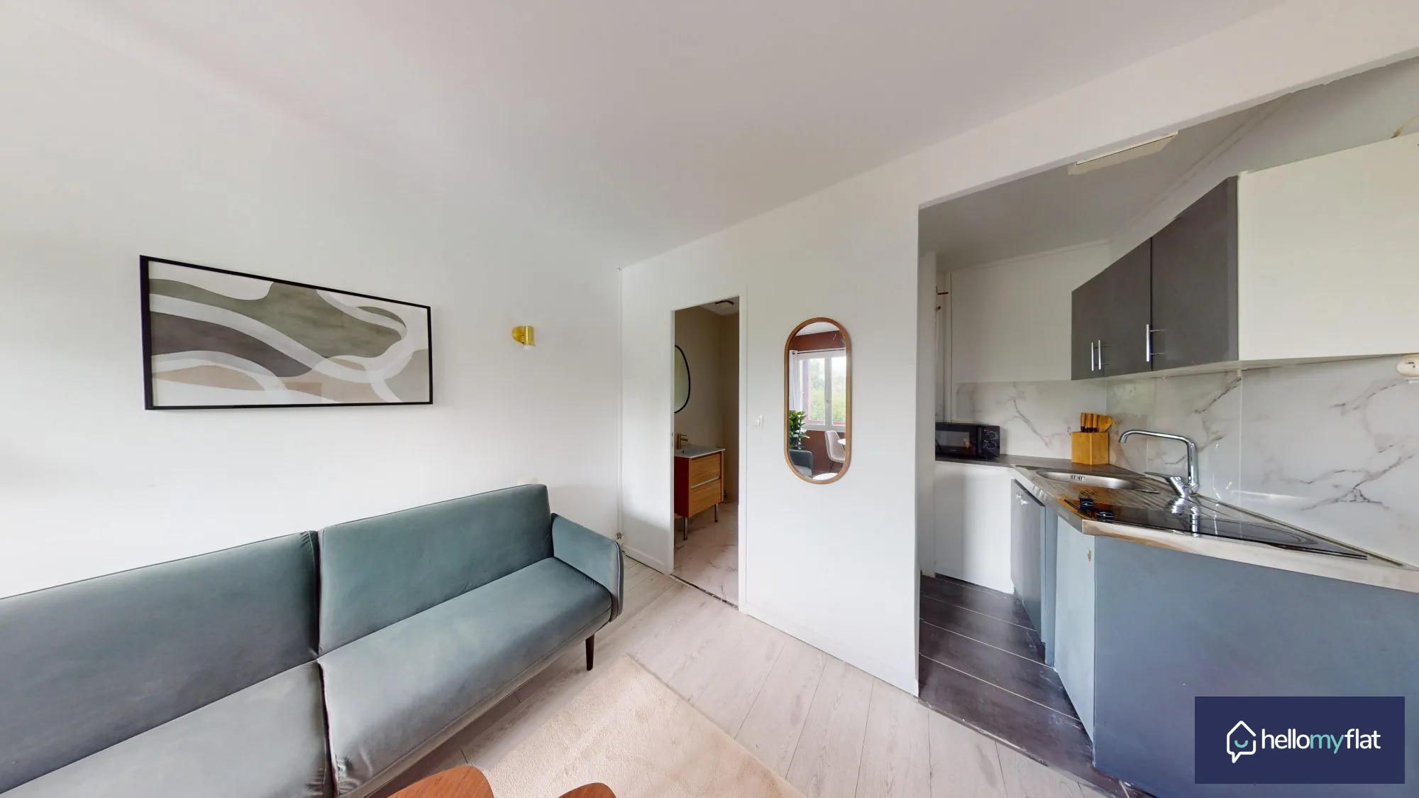 Studio Meublé à Sainte-Savine de 17,5 m² avec Cuisine Équipée et Salle d'Eau 