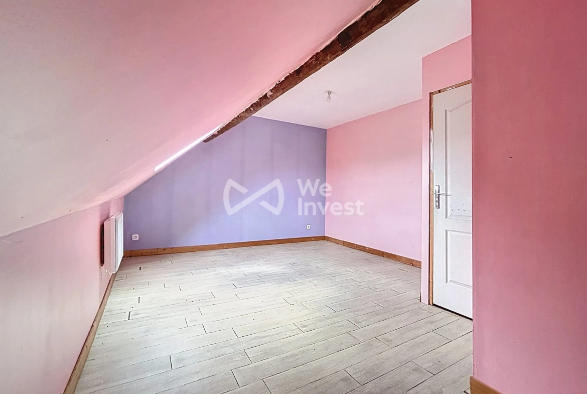 Maison à rafraîchir de 113 m² avec jardin à Monceau-Saint-Waast 