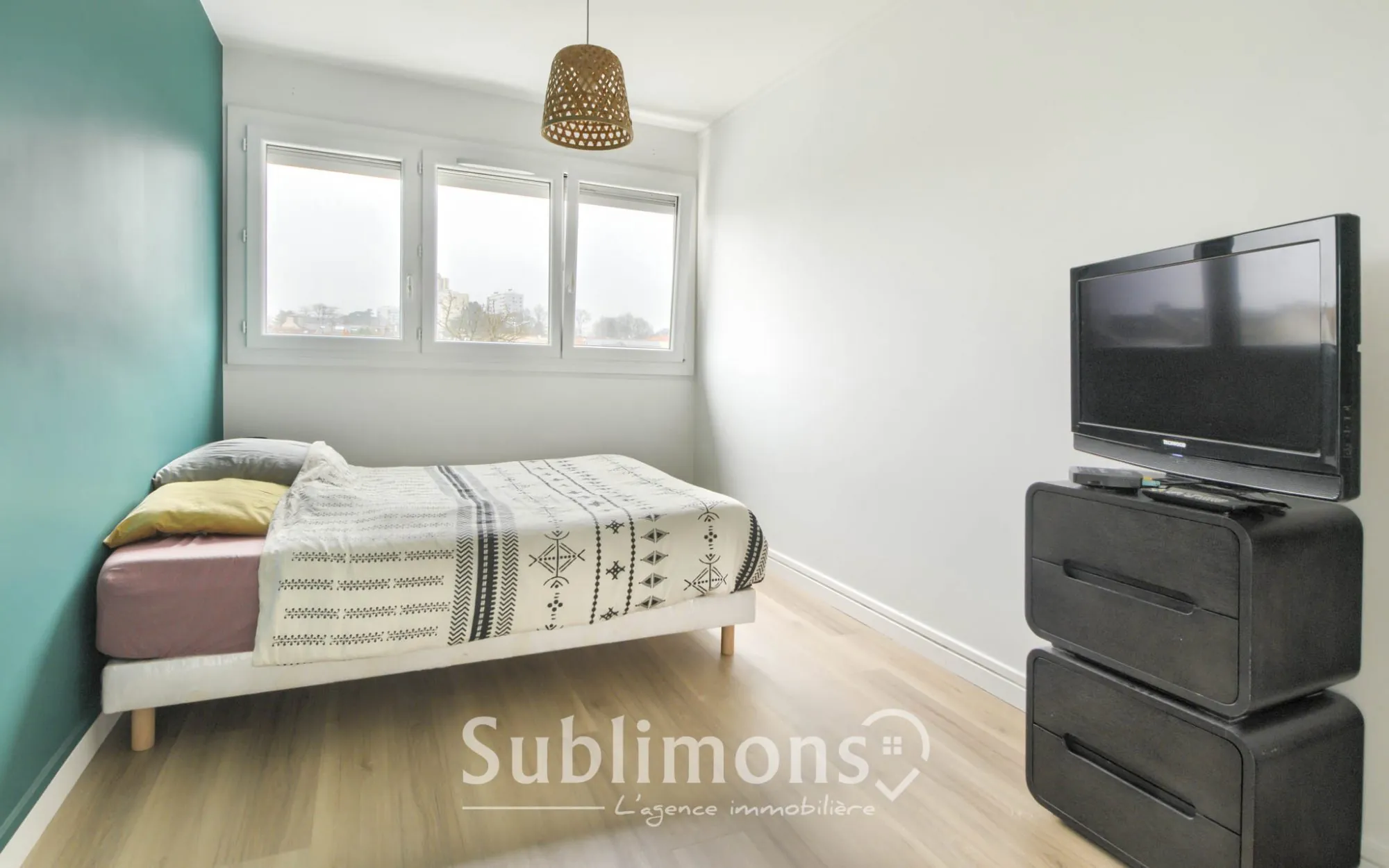 Appartement T4 lumineux à vendre à Saint-Herblain avec parking et cave 