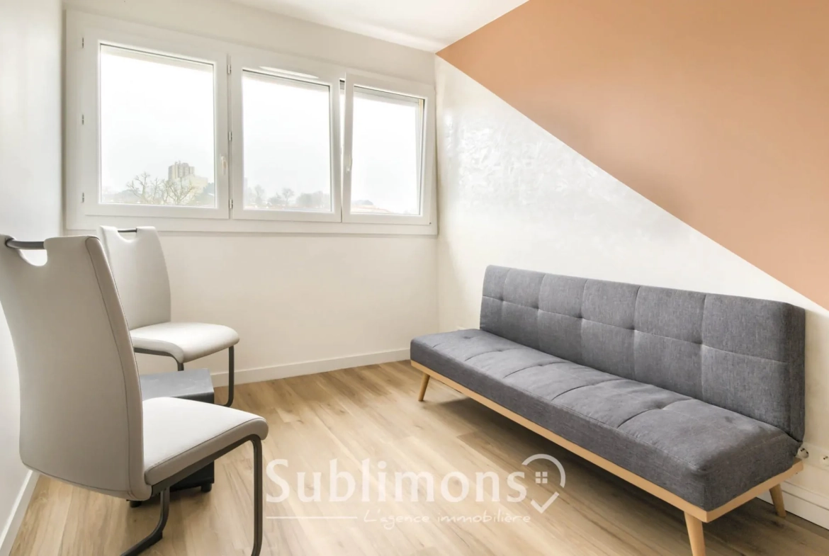 Appartement T4 lumineux à vendre à Saint-Herblain avec parking et cave 