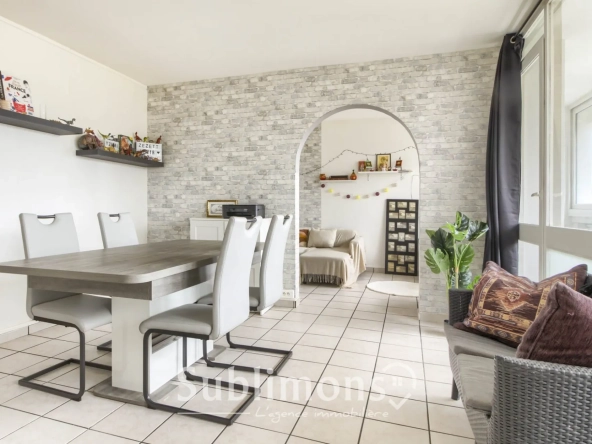 Appartement T4 lumineux à vendre à Saint-Herblain avec parking et cave