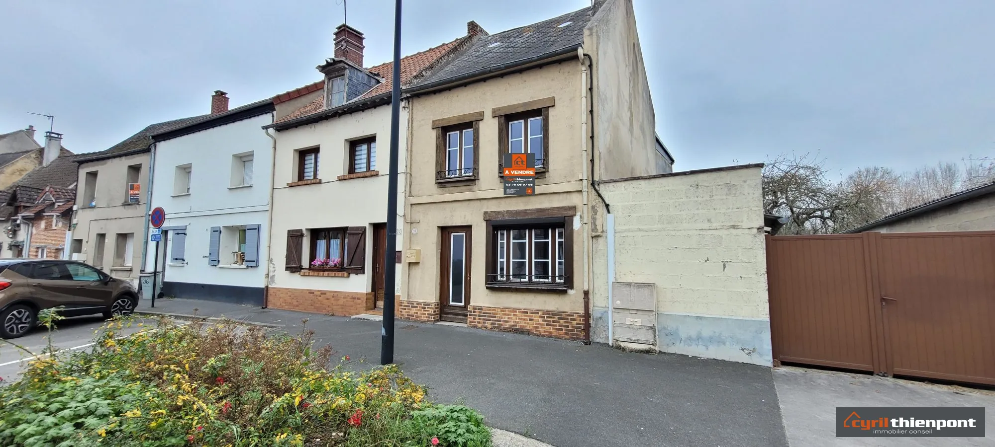 Belle maison de ville de 82 m² à Abbeville avec 3 chambres et jardin 