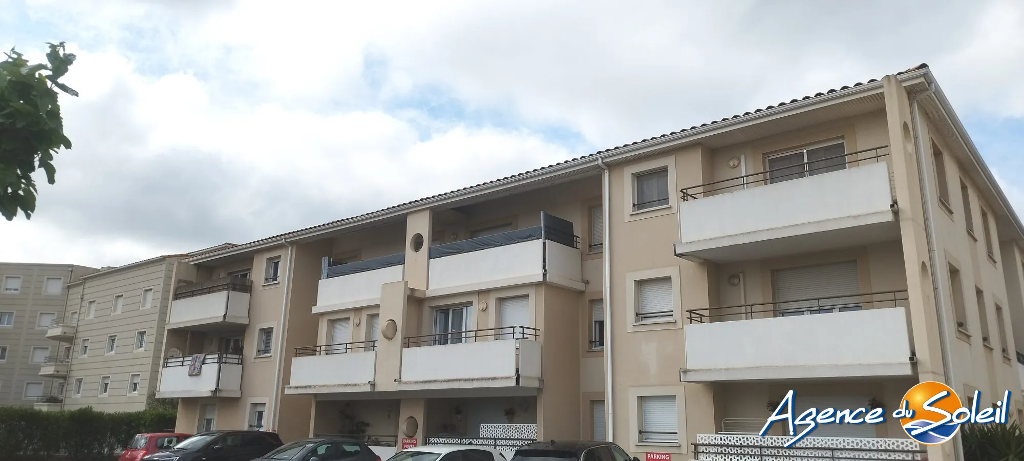 Appartement T2 lumineux avec balcon et parking privé à Cabestany 
