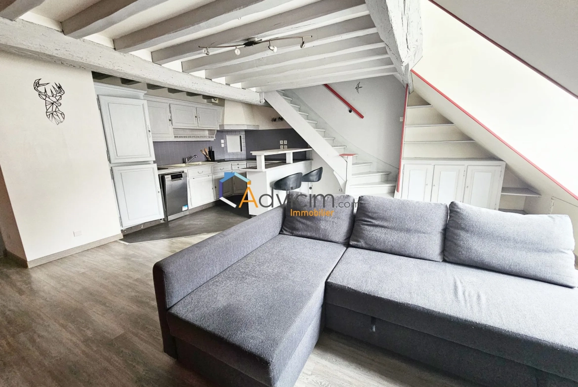 Appartement duplex à vendre à Orléans Saint Marceau – 1 chambre, proche tramway 