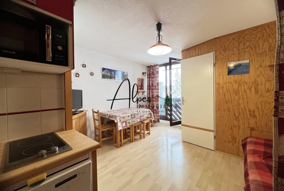 Appartement meublé de 27,20 m² avec vue sur les montagnes à Manigod 