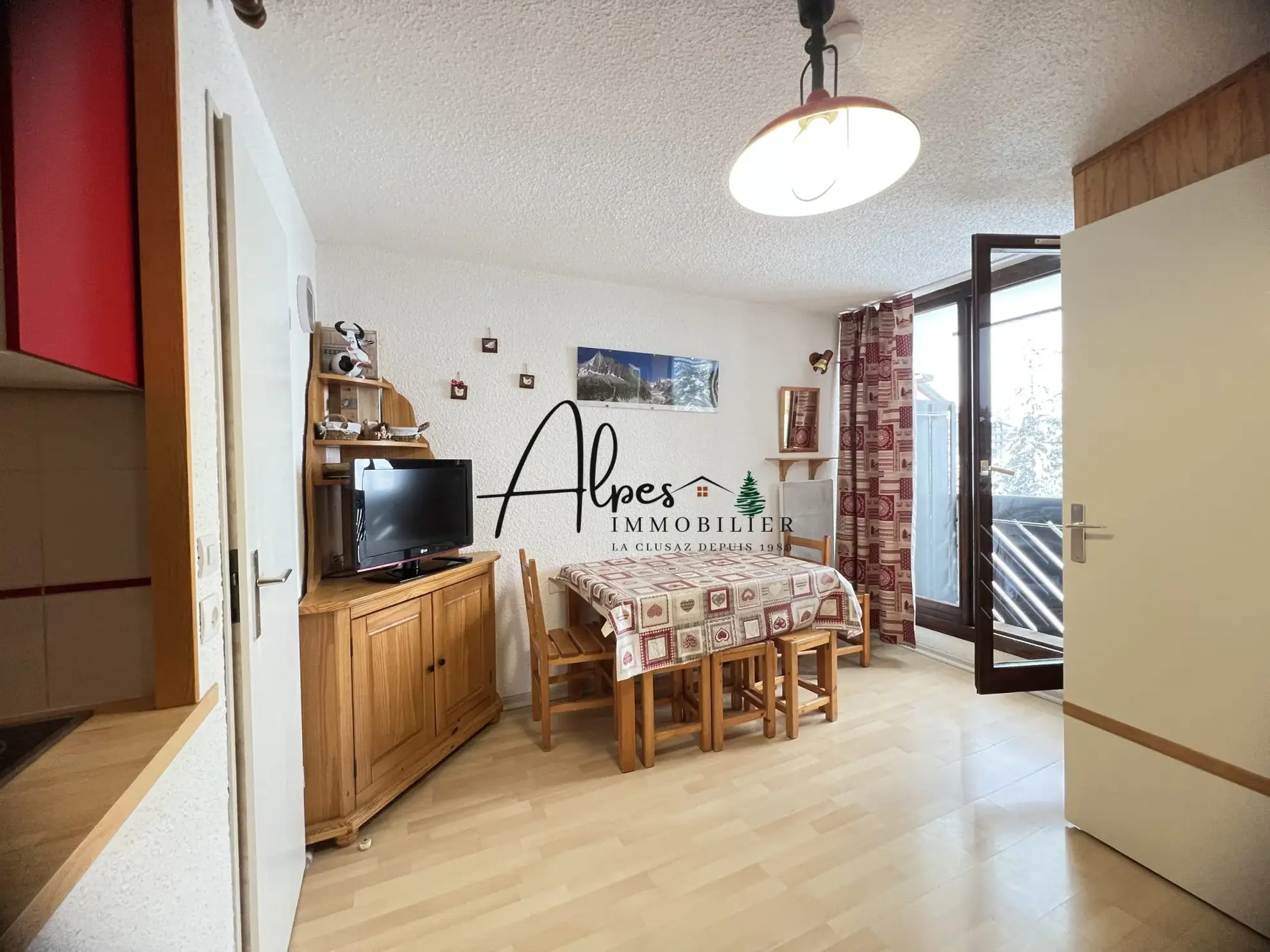 Appartement meublé de 27,20 m² avec vue sur les montagnes à Manigod 
