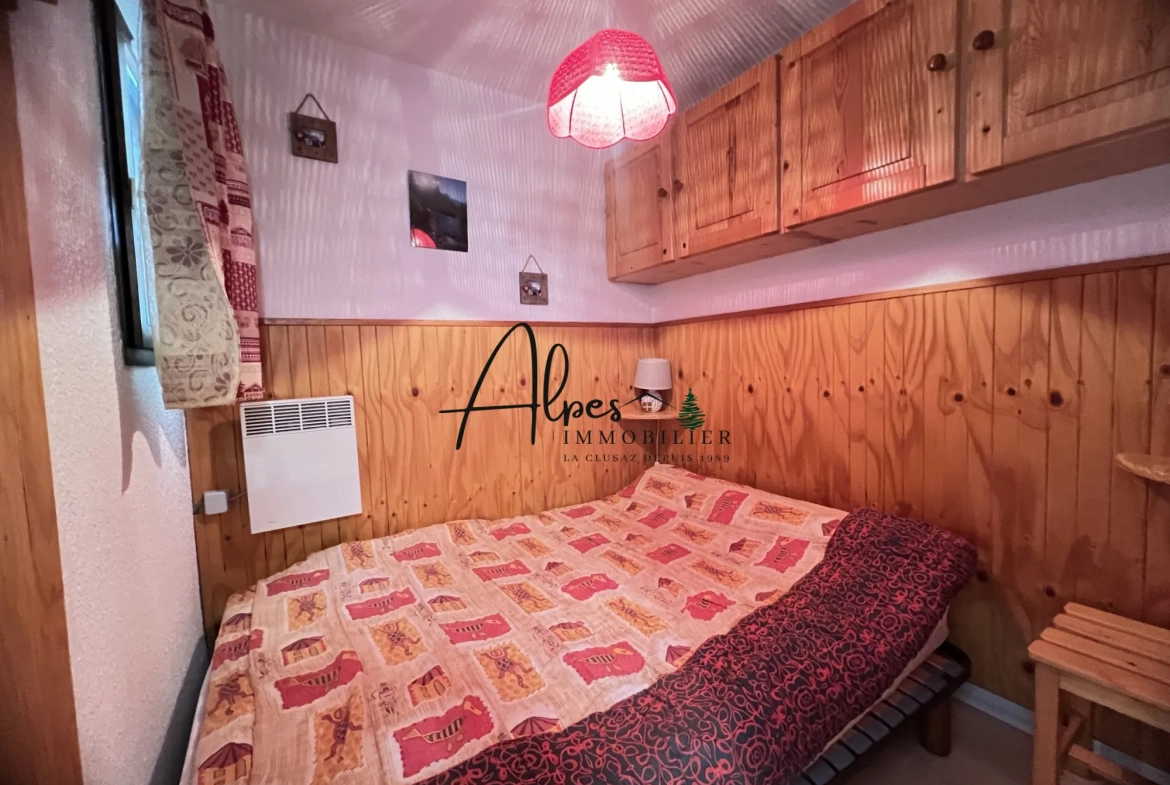 Appartement meublé de 27,20 m² avec vue sur les montagnes à Manigod 