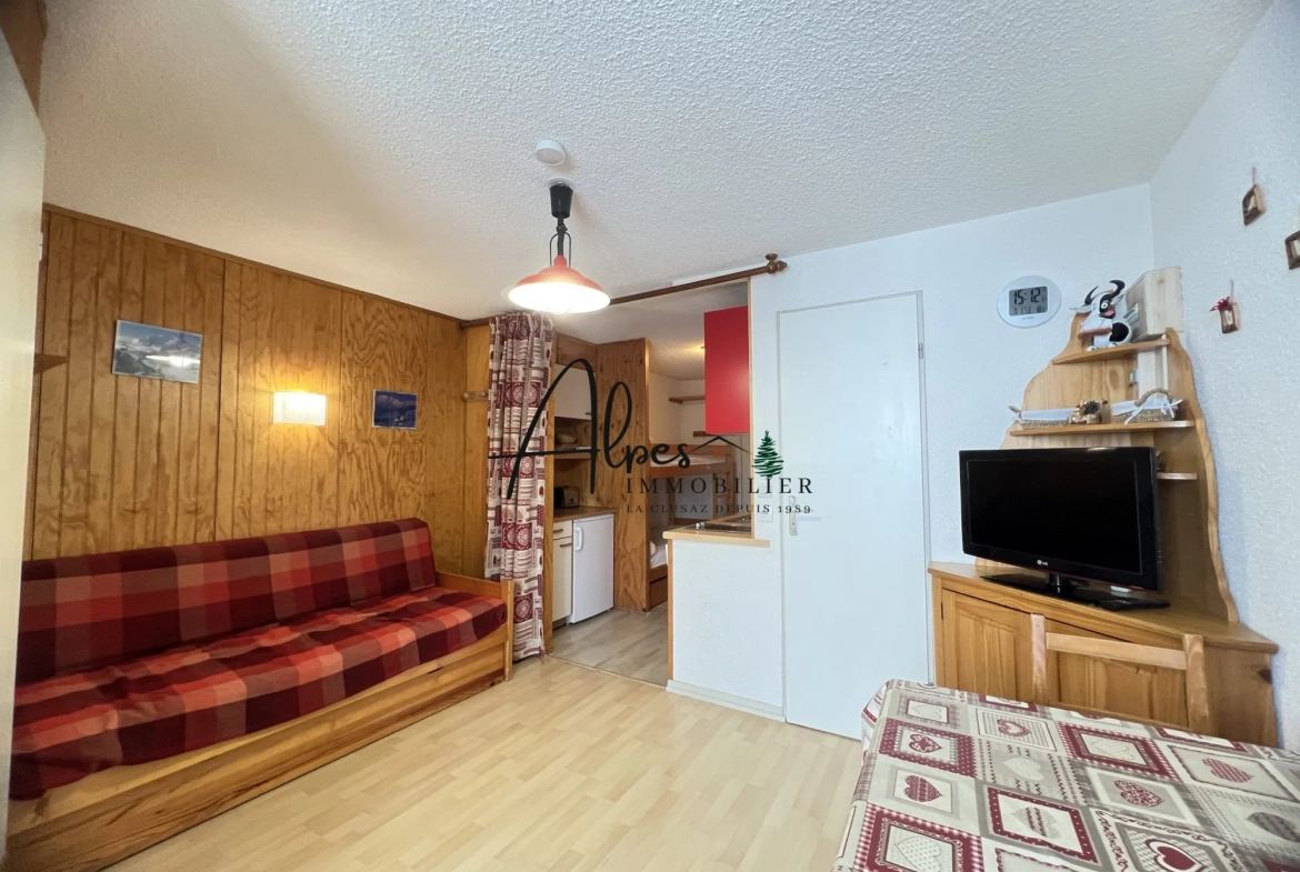 Appartement meublé de 27,20 m² avec vue sur les montagnes à Manigod 