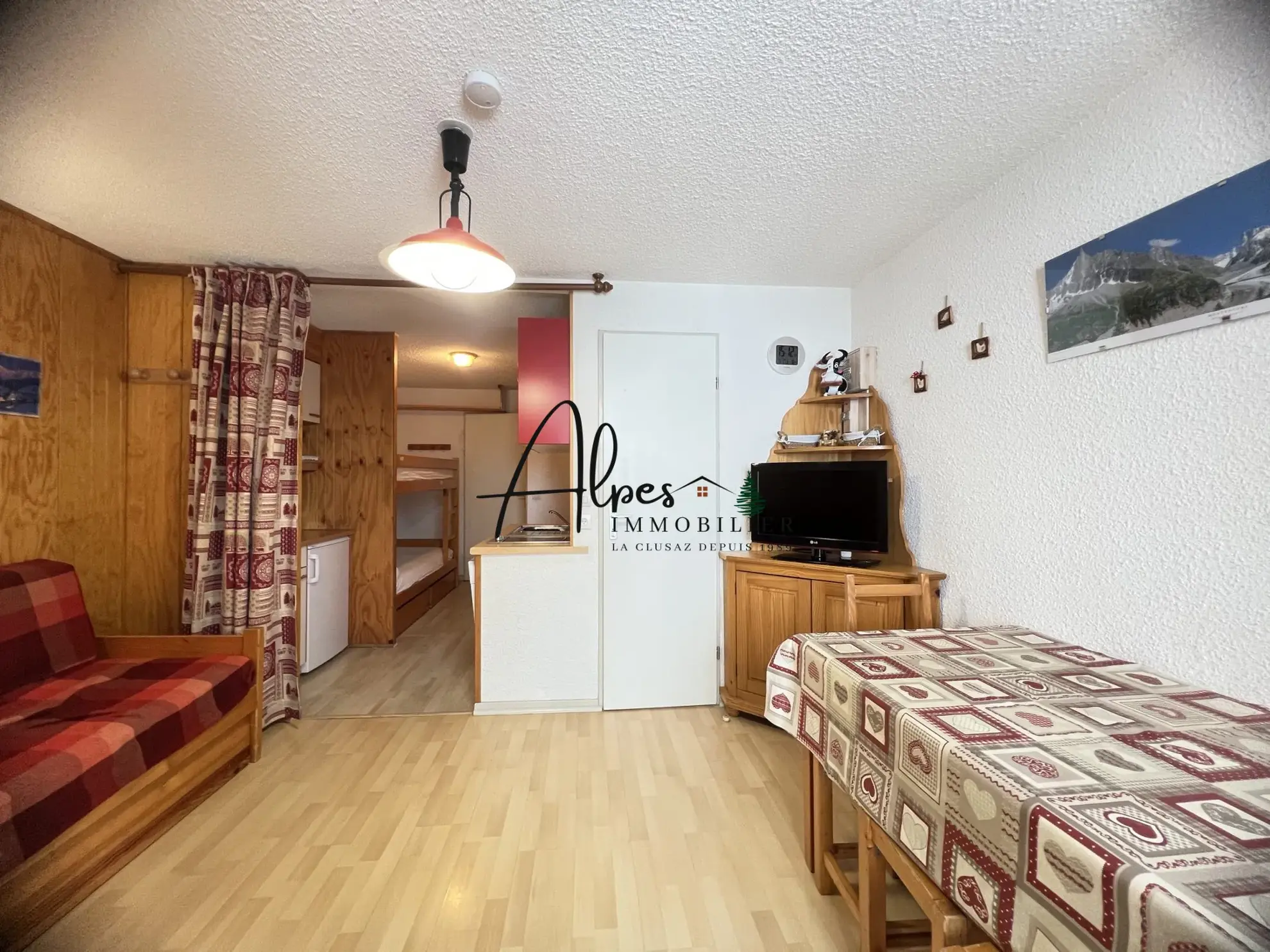 Appartement meublé de 27,20 m² avec vue sur les montagnes à Manigod 