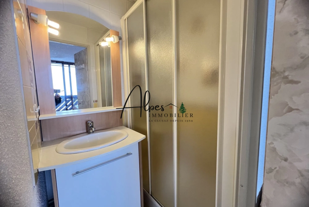 Appartement meublé de 27,20 m² avec vue sur les montagnes à Manigod 