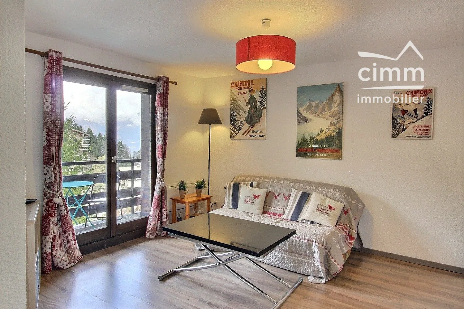 Appartement 3 pièces meublé à Saint-Gervais-les-Bains avec vue Mont-Blanc 